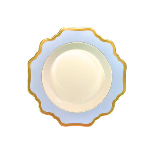 Anna Weatherley Anna's Palette Rim Soup Bowl In Sky Blue