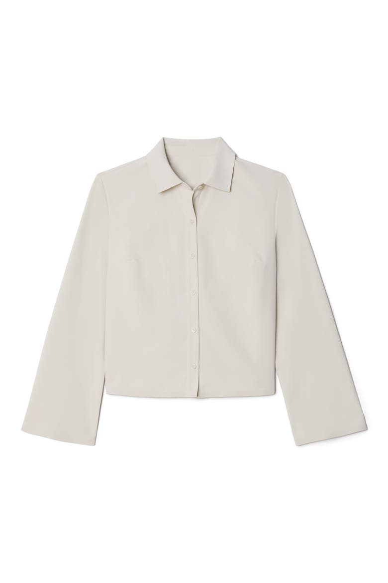 Mirage Cropped Performance Shirt, Alternate, color, SAND