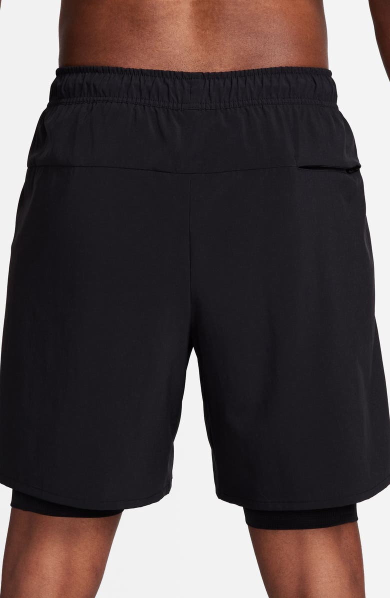 Nike Dri-FIT Unlimited 2-in-1 Versatile Shorts, Alternate, color, Black/ Black/ Black/ Black