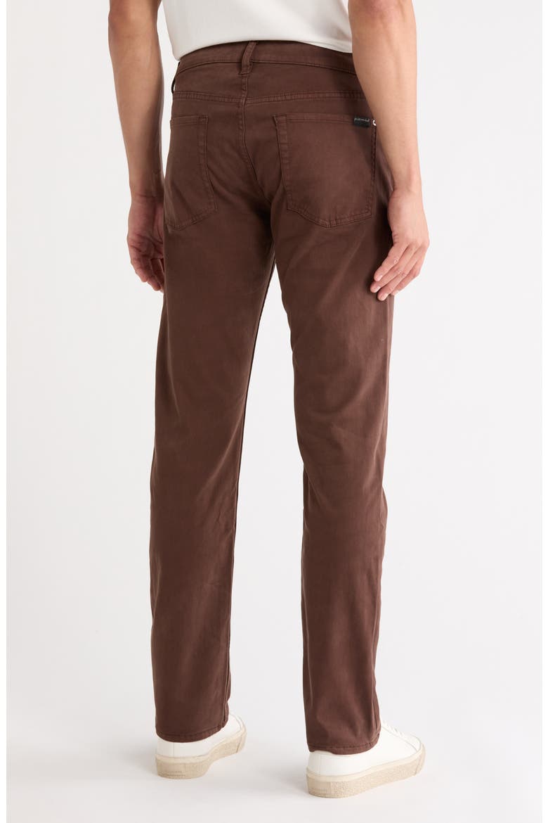 Slimmy Slim Straight Leg Jeans, Alternate, color, SATEEN COFFEE BEAN