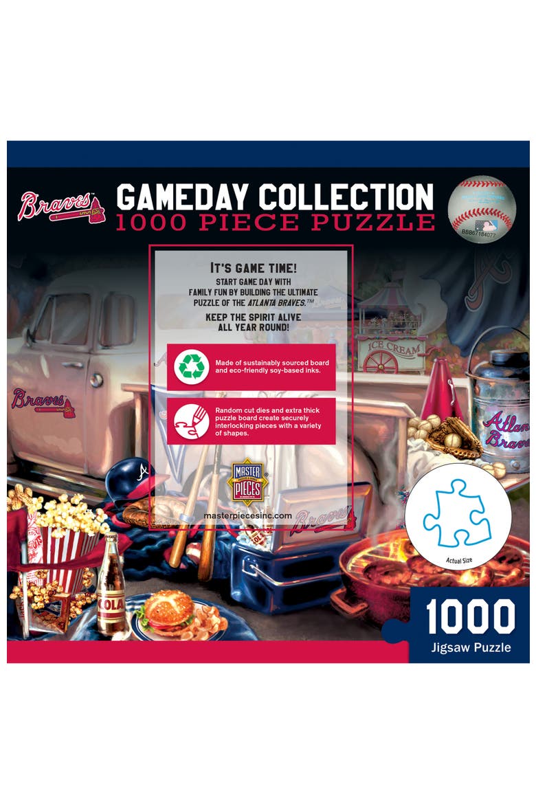 Atlanta Braves Gameday 1000 Piece Puzzle, Alternate, color, Multicolor