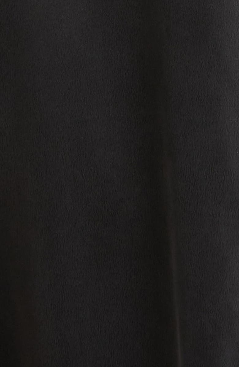 Lunya Washable Silk Long Robe, Alternate, color, Immersed Black