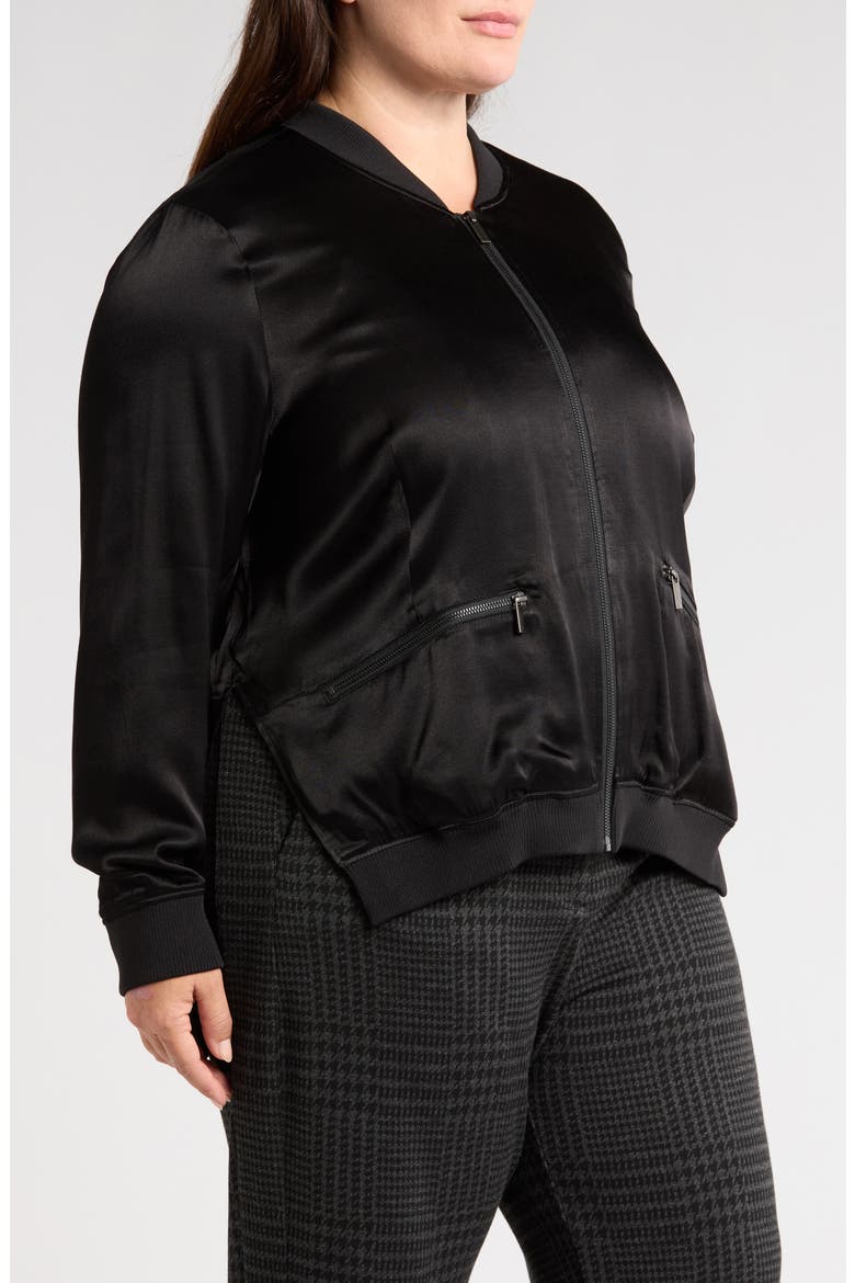 Satin Bomber, Alternate, color, BLACK