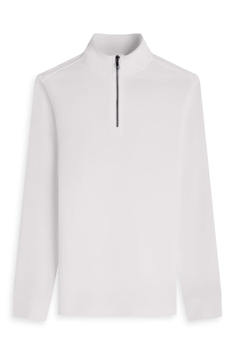 Soft Touch Quarter Zip Sweatshirt, Alternate, color, CHALK