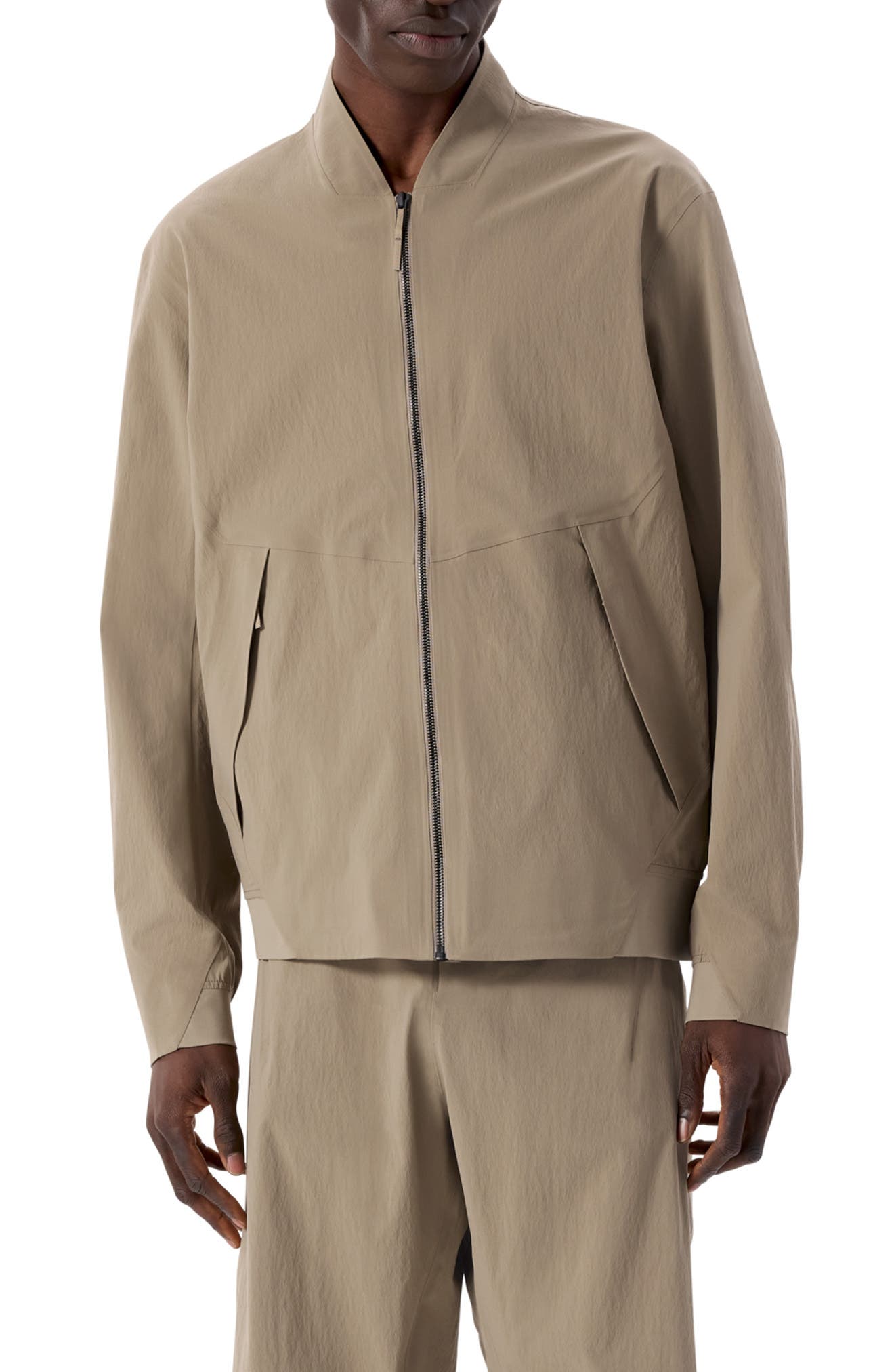 Diode Stretch Nylon Bomber Jacket - image 3