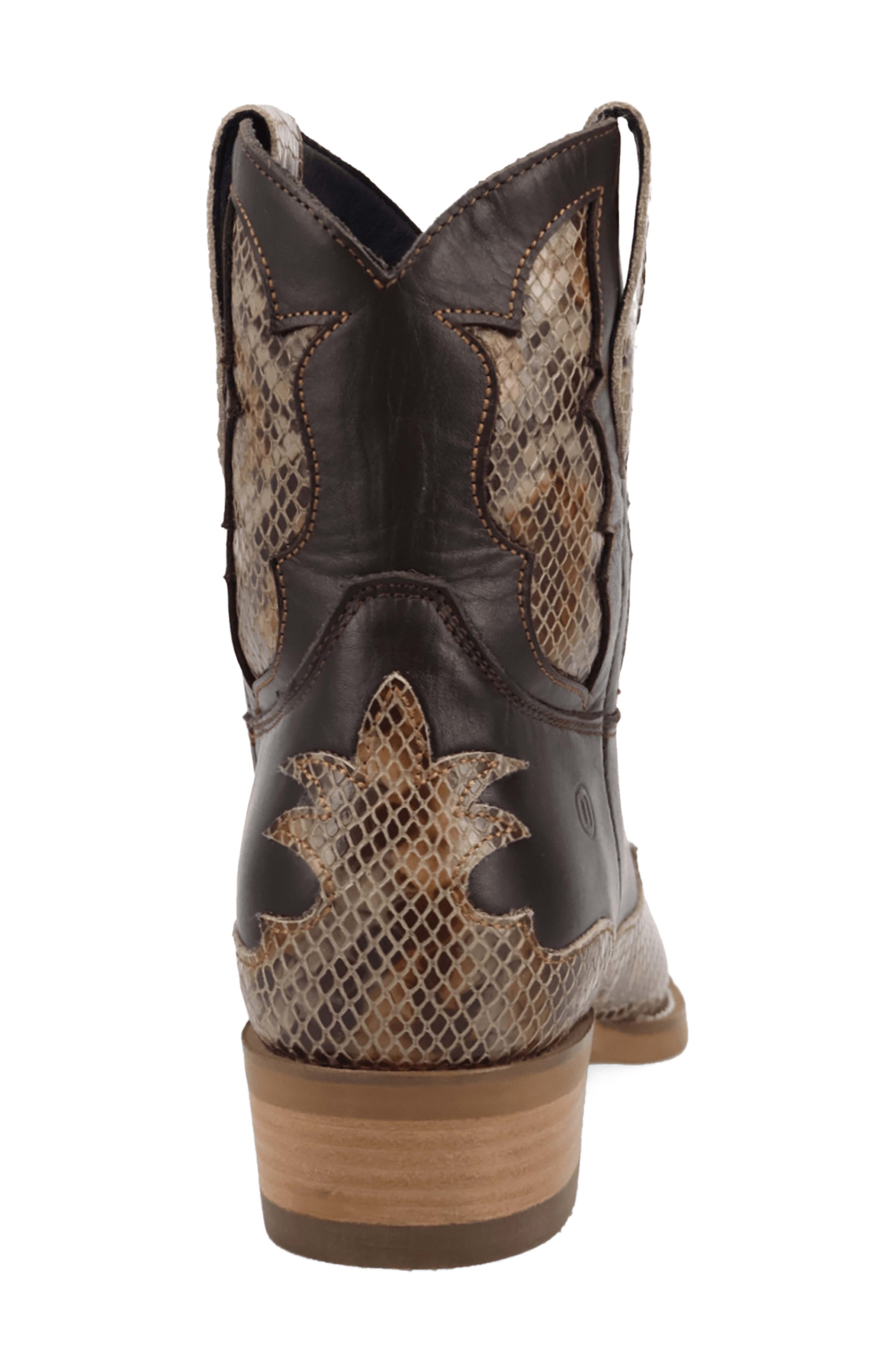 Serpico Leather Western Boot, Alternate, color, BROWN