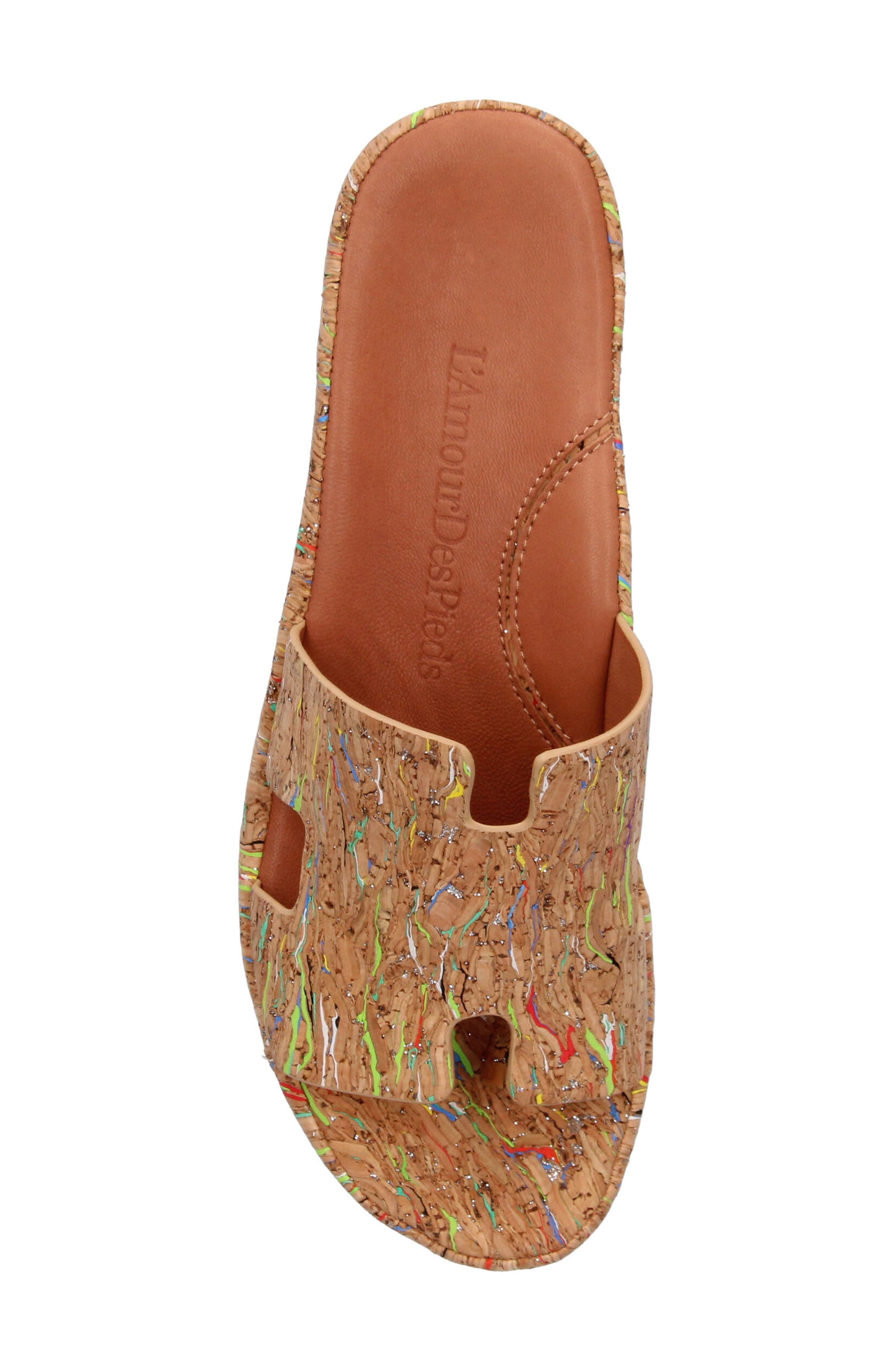 L'Amour des Pieds Catiana Platform Sandal, Alternate, color, Bright Multi C