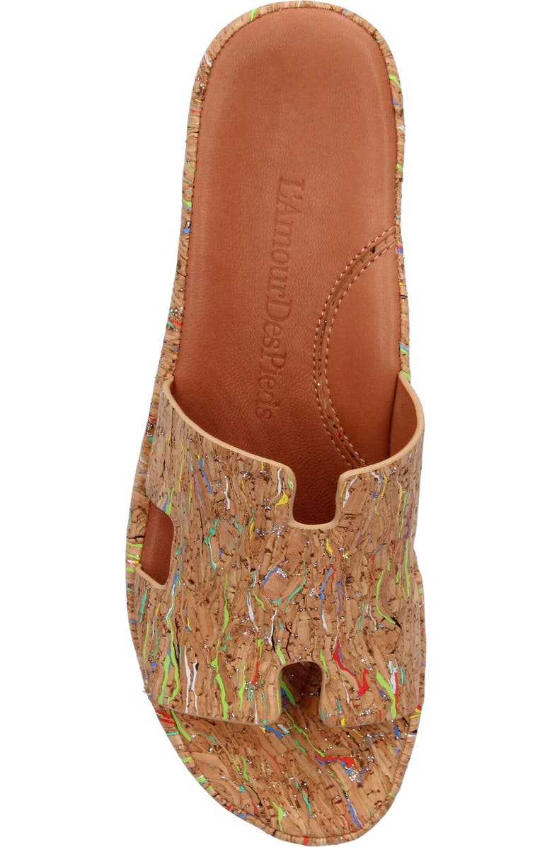 L'Amour des Pieds Catiana Platform Sandal, Alternate, color, Bright Multi C