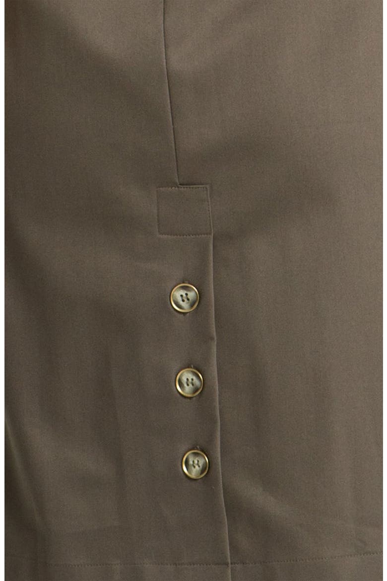 by Arthur S. Levine Surplice Woven Shirtdress, Alternate, color, OLIVE