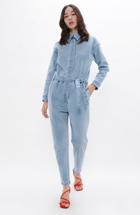 San Francisco Denim Boilersuit in Sky