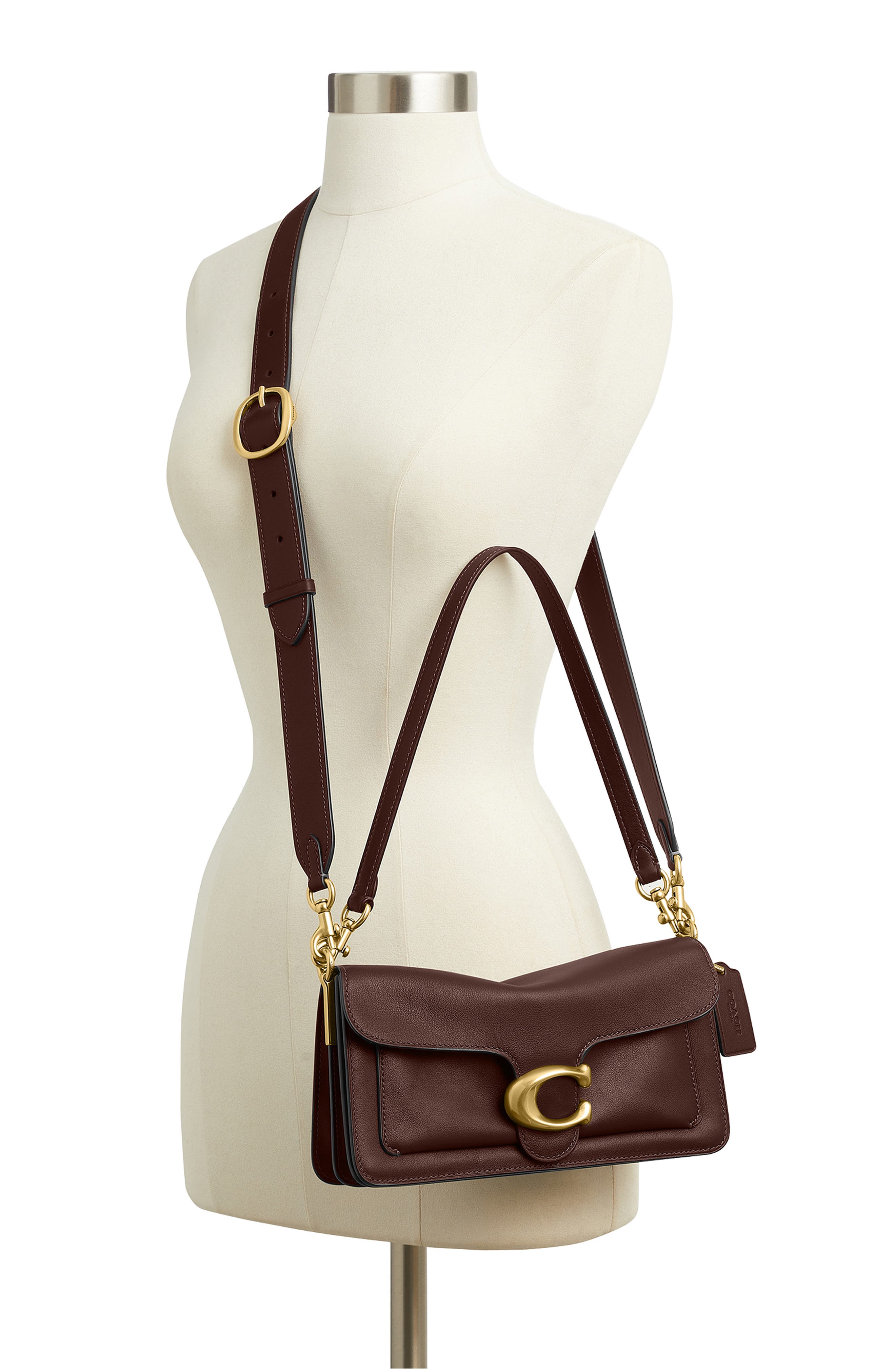 Tabby 26 Leather Shoulder Bag, Alternate, color, B4/MAPLE