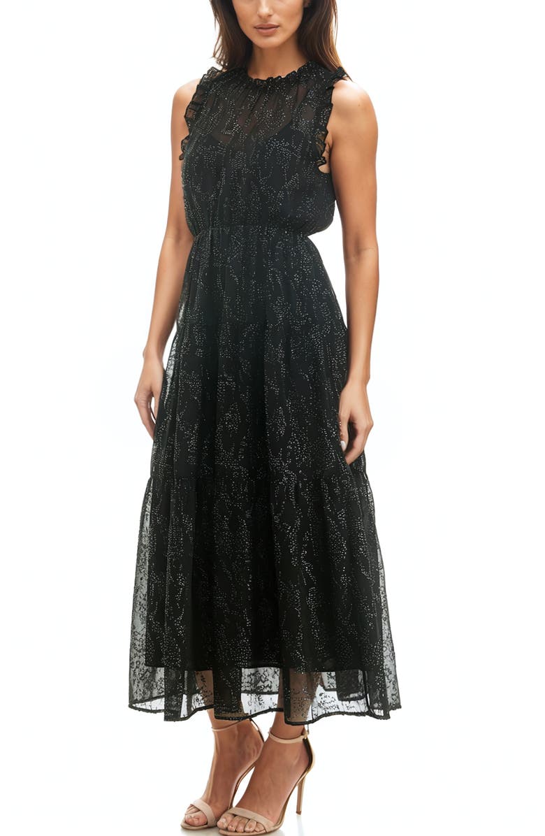 Socialite Shind Ruffled Hem Midi Dress, Alternate, color,