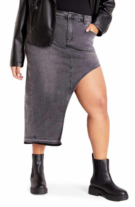 City Chic Remi Denim Skirt