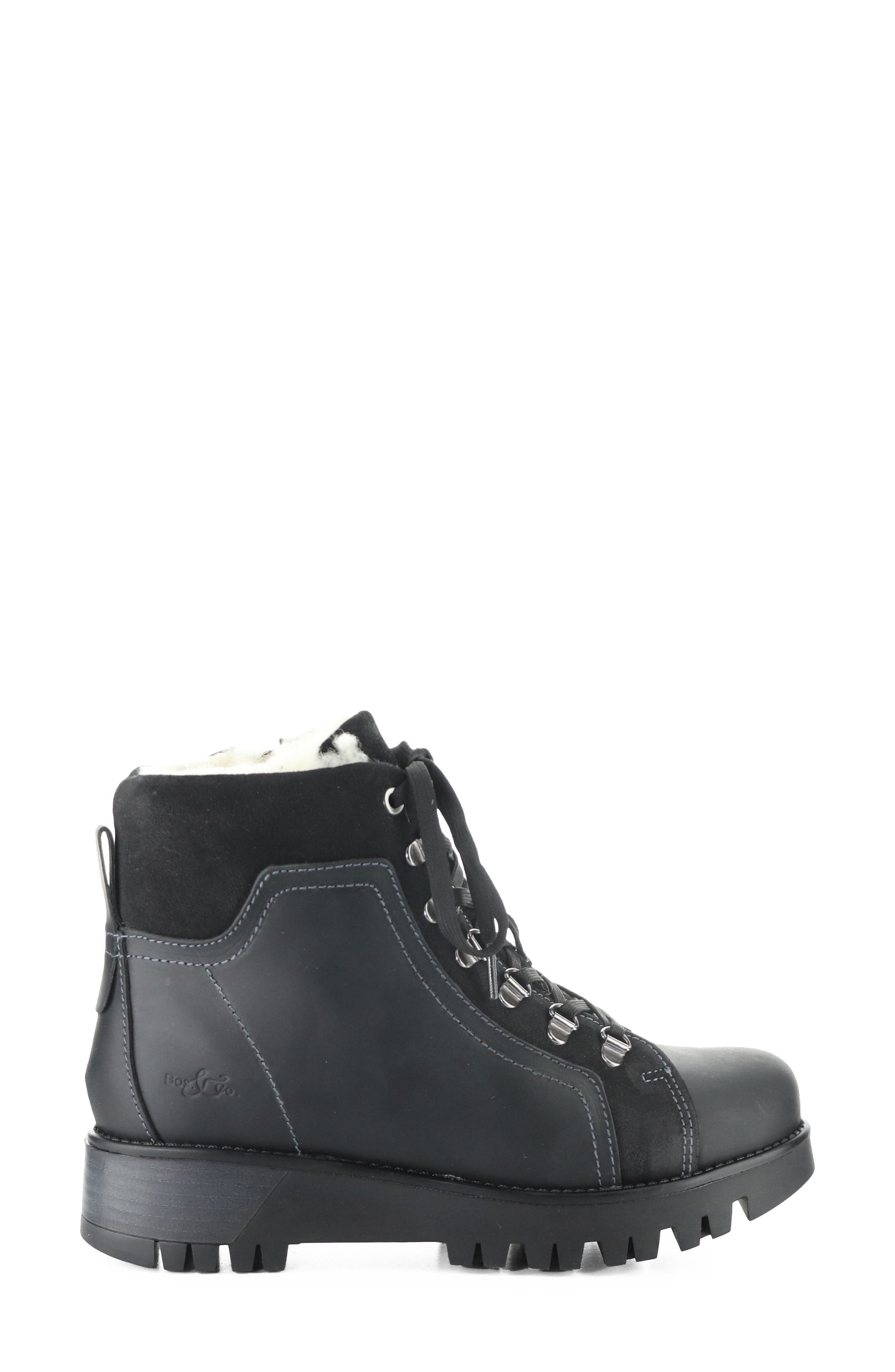 Garo Prima Leather Bootie, Alternate, color, BLACK