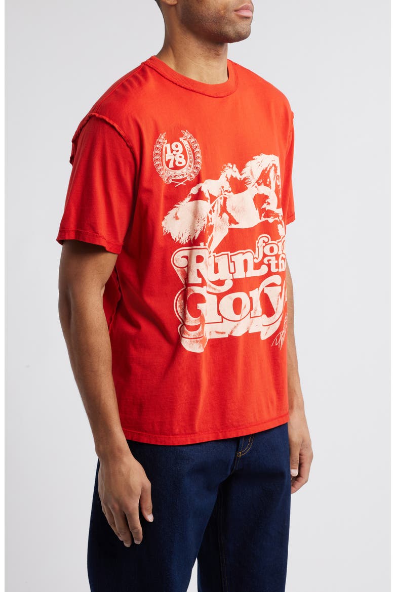 Roses Graphic T-Shirt, Alternate, color, RED