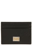 Dolce&Gabbana DG Placard Calfskin Card Holder
