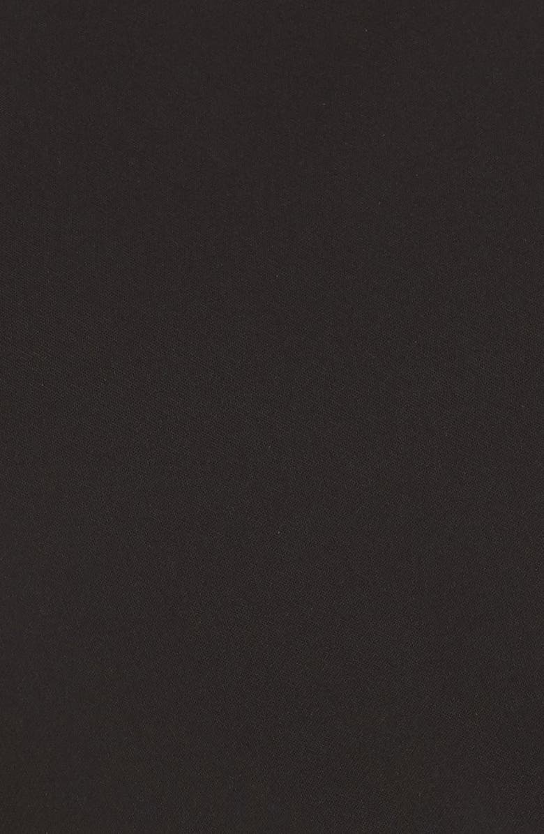 Tahari Tie Waist Crepe Crop Jumpsuit, Alternate, color,