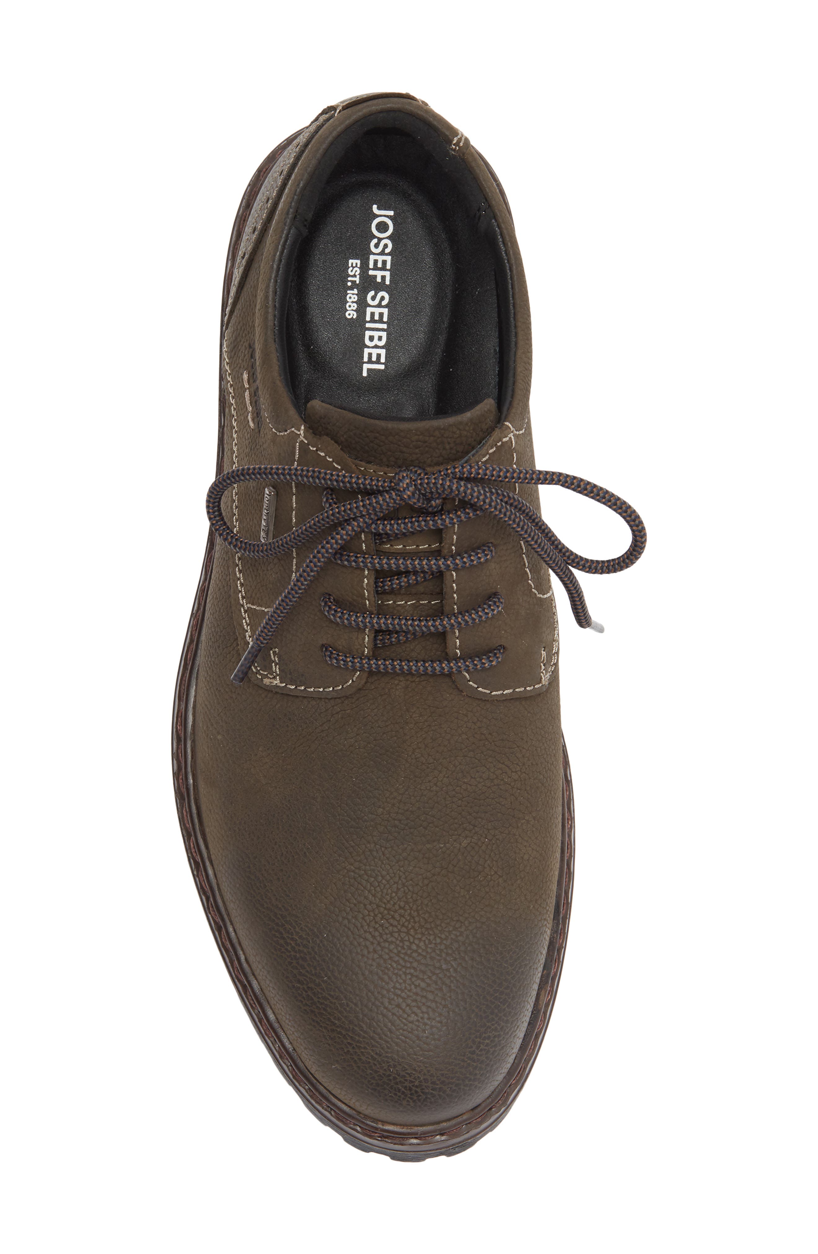 Josef Seibel Erroll Waterproof Derby, Alternate, color, Fango