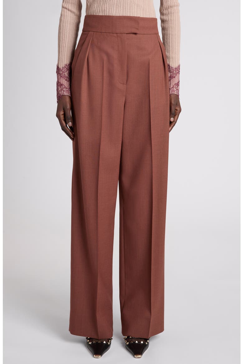 Functional Suiting Wool Trousers, Main, color, SAND