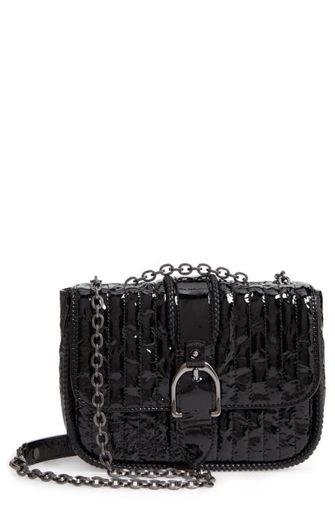 Amazone Vernis Leather Crossbody Bag