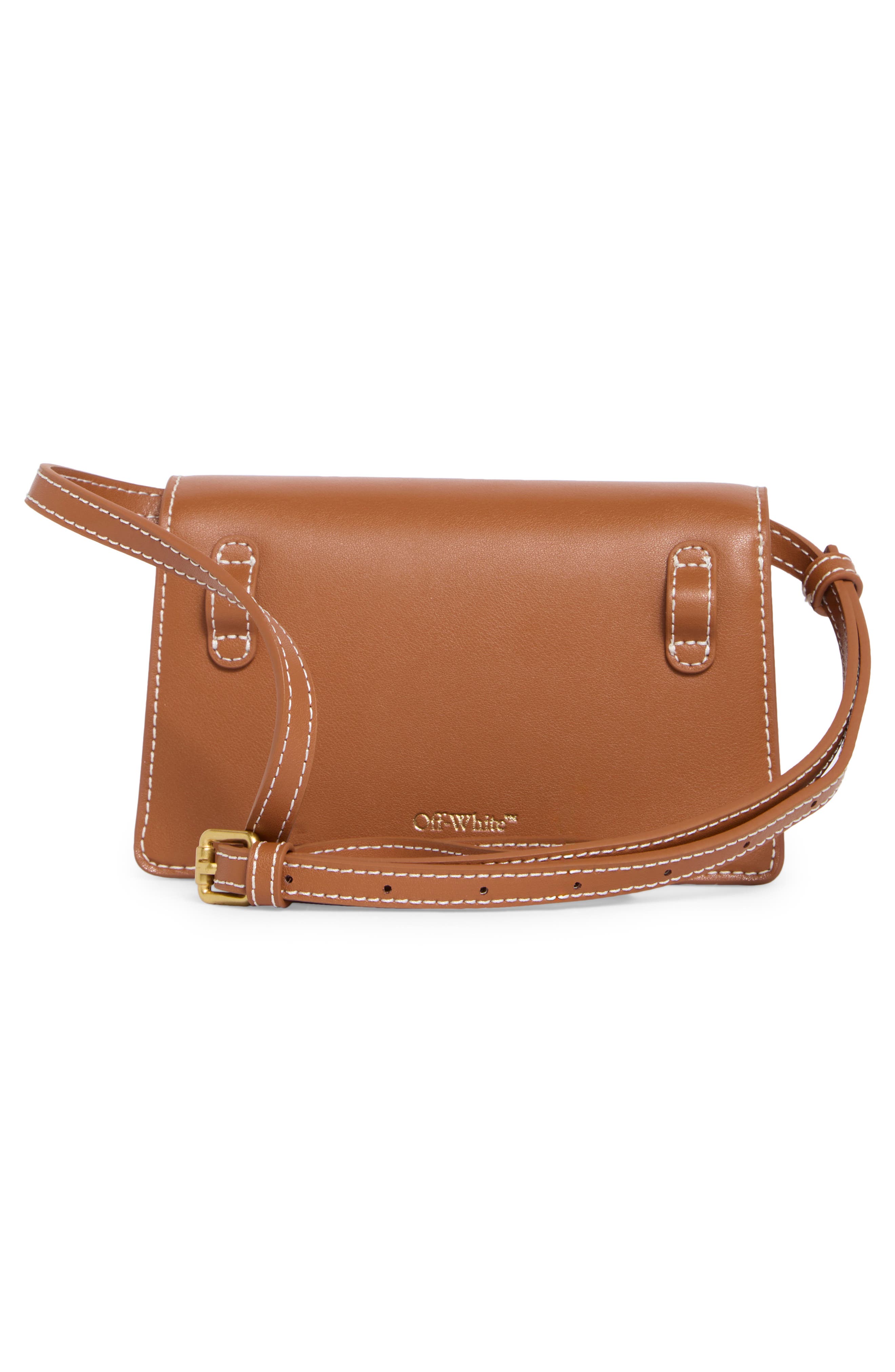 Off-White Convertible Crossbody Belt Bag, Alternate, color, Natural
