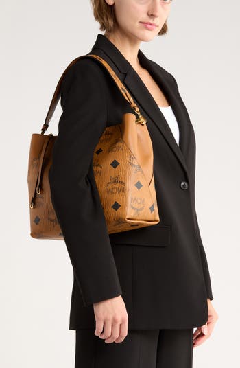 Aren Monogram Coated Canvas Shoulder Bag