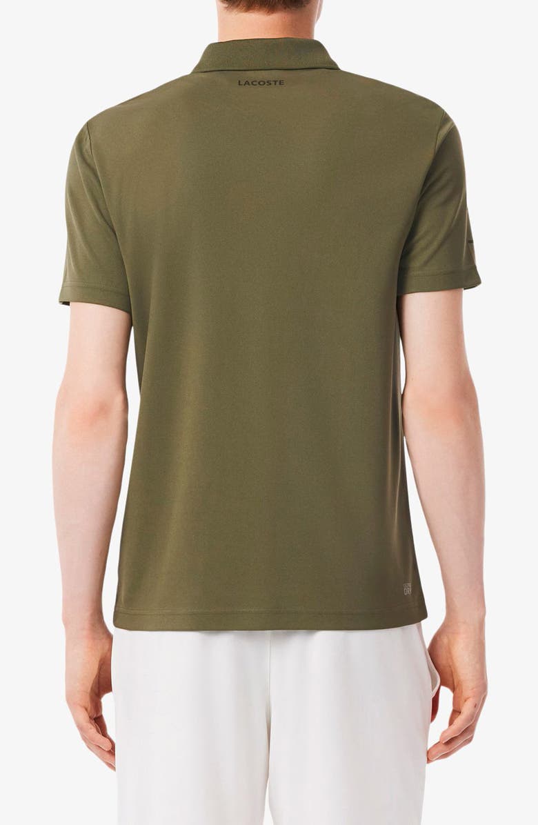 Lacoste Half Zip Polo, Alternate, color, Olive