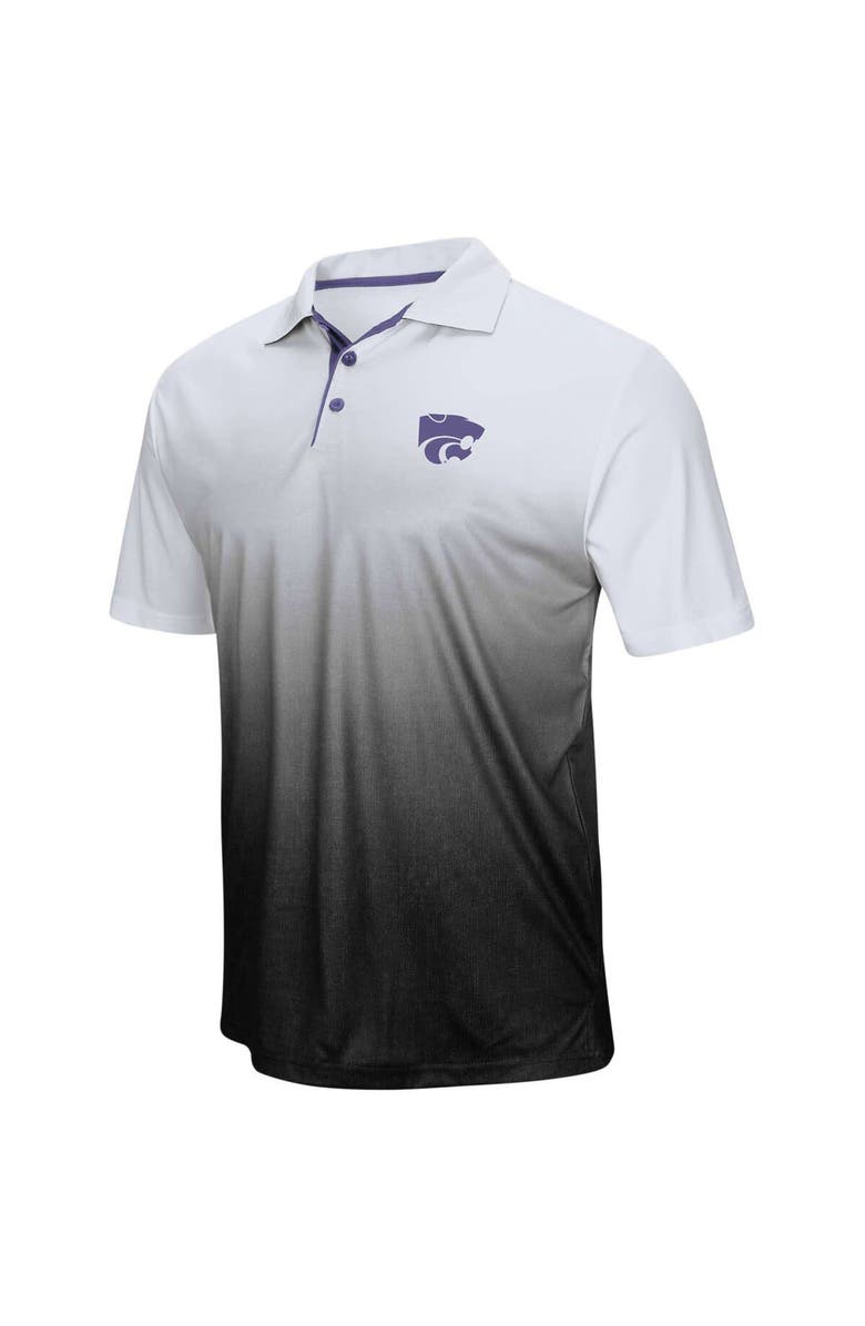 COLOSSEUM Men's Colosseum Gray Kansas State Wildcats Magic Team Logo Polo, Alternate, color, 