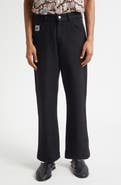 Bode Embroidered Denim Knolly Brook Trousers