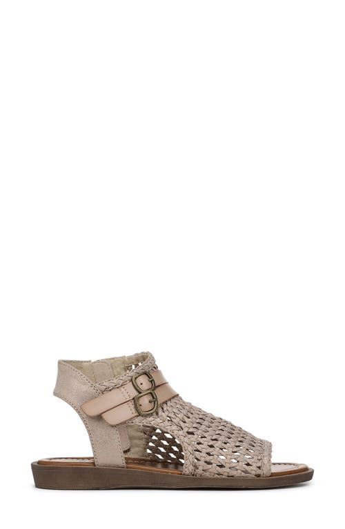 Shop Blowfish Malibu Dream Sandal In Gold Metallic Fabric