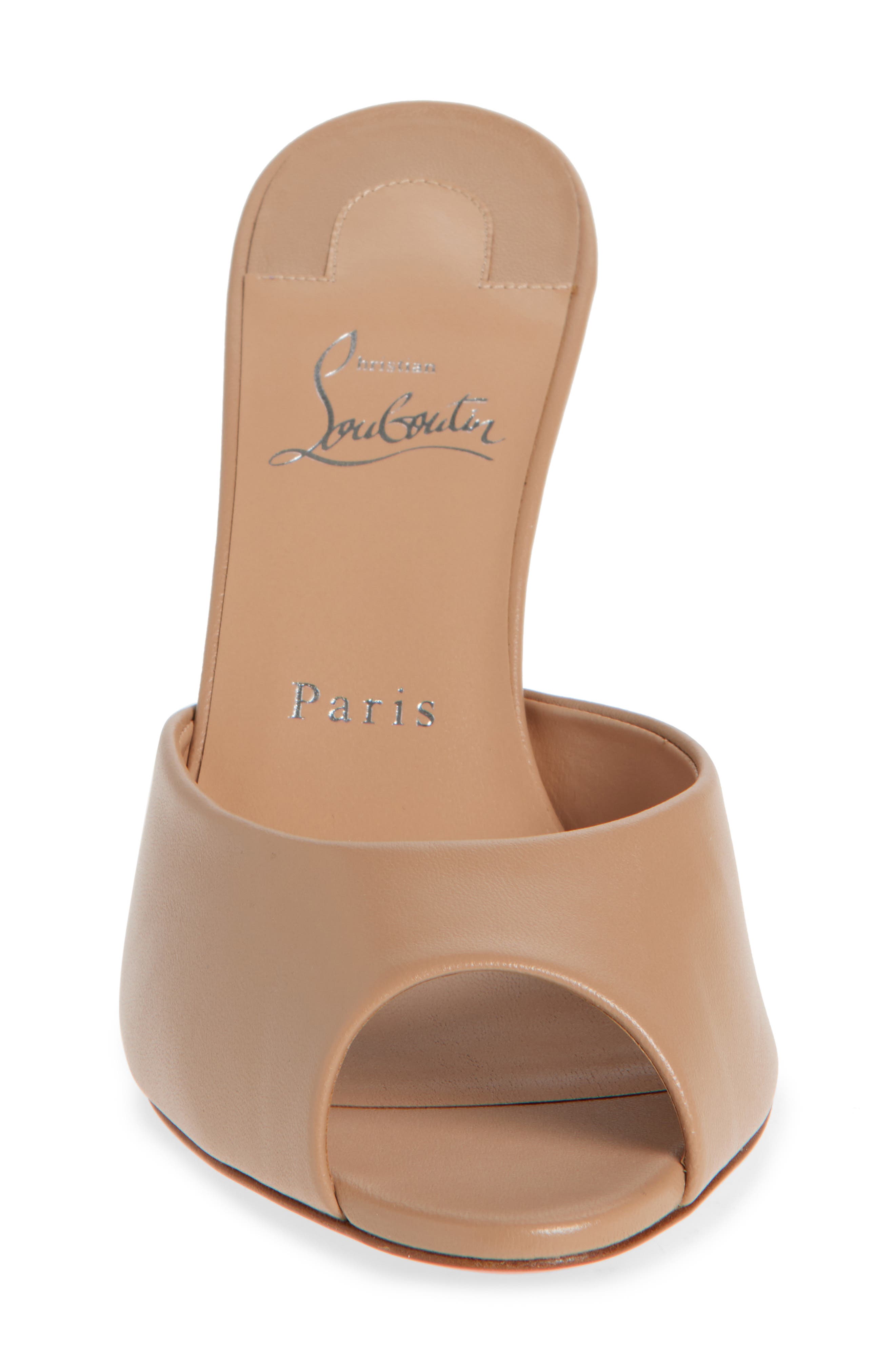 Me Dolly Peep Toe Slide Sandal, Alternate, color, BLUSH/ BLUSH