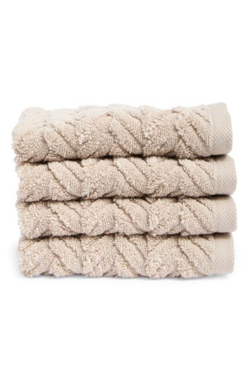 Matouk Seville 4-piece Cotton Bath Towel Set In Alabaster