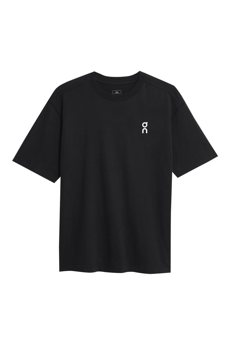 Club T Oversize Organic Cotton T-Shirt, Alternate, color, BLACK