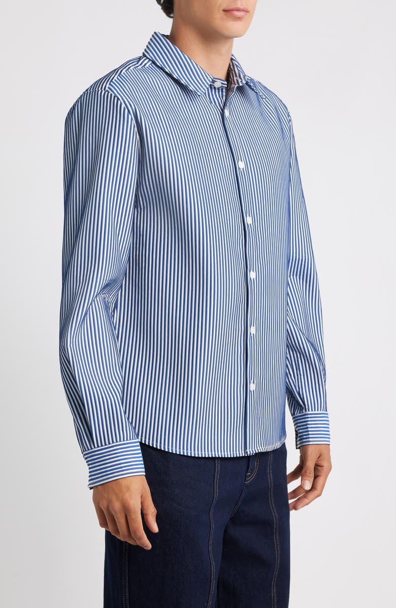 KROST 3D Stripe Button-Up Shirt, Alternate, color, 