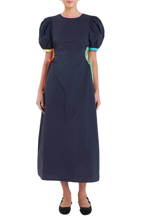 Colorblock Midi Dress
