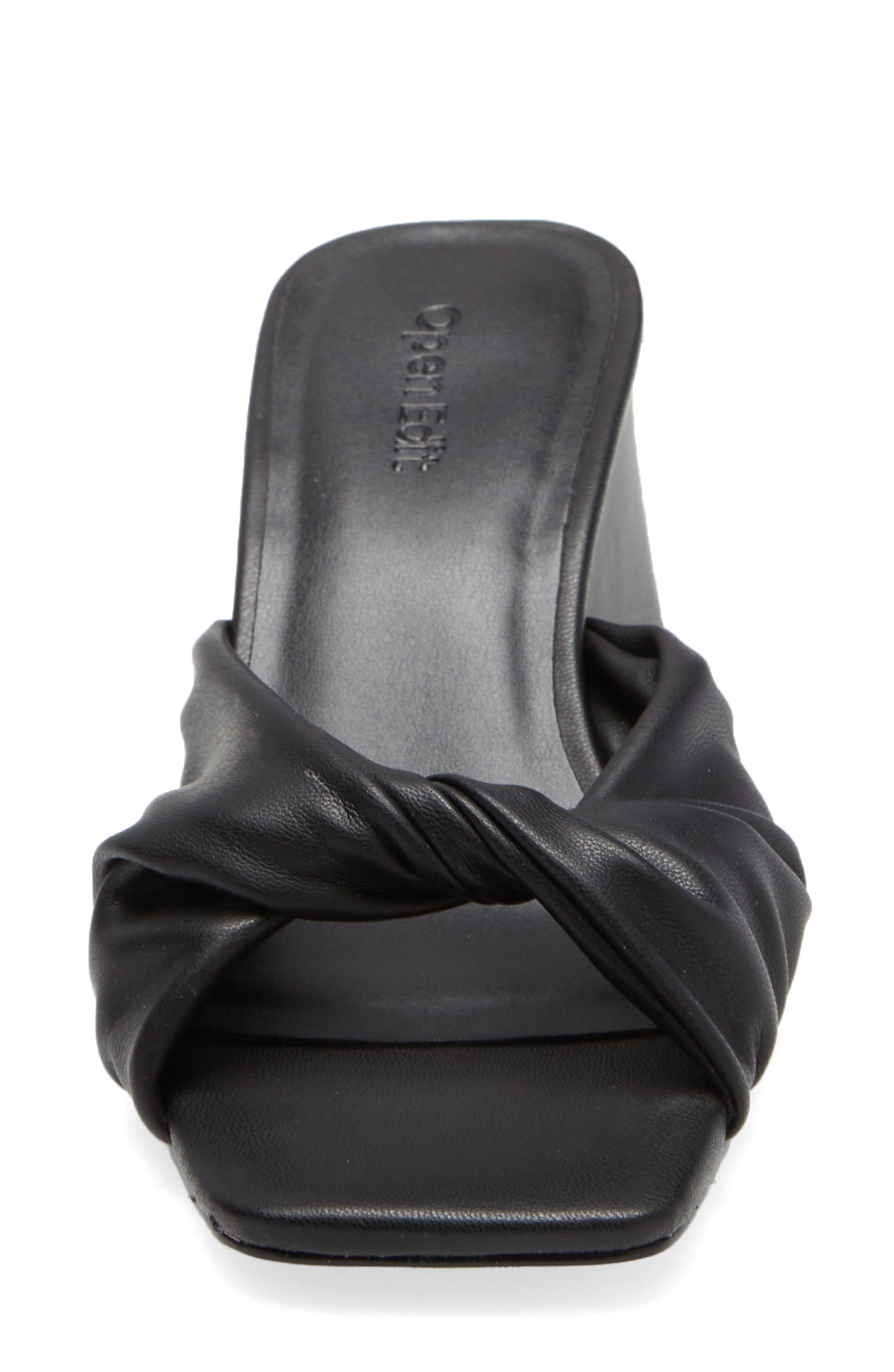 Cora Heel Sandal, Alternate, color, BLACK