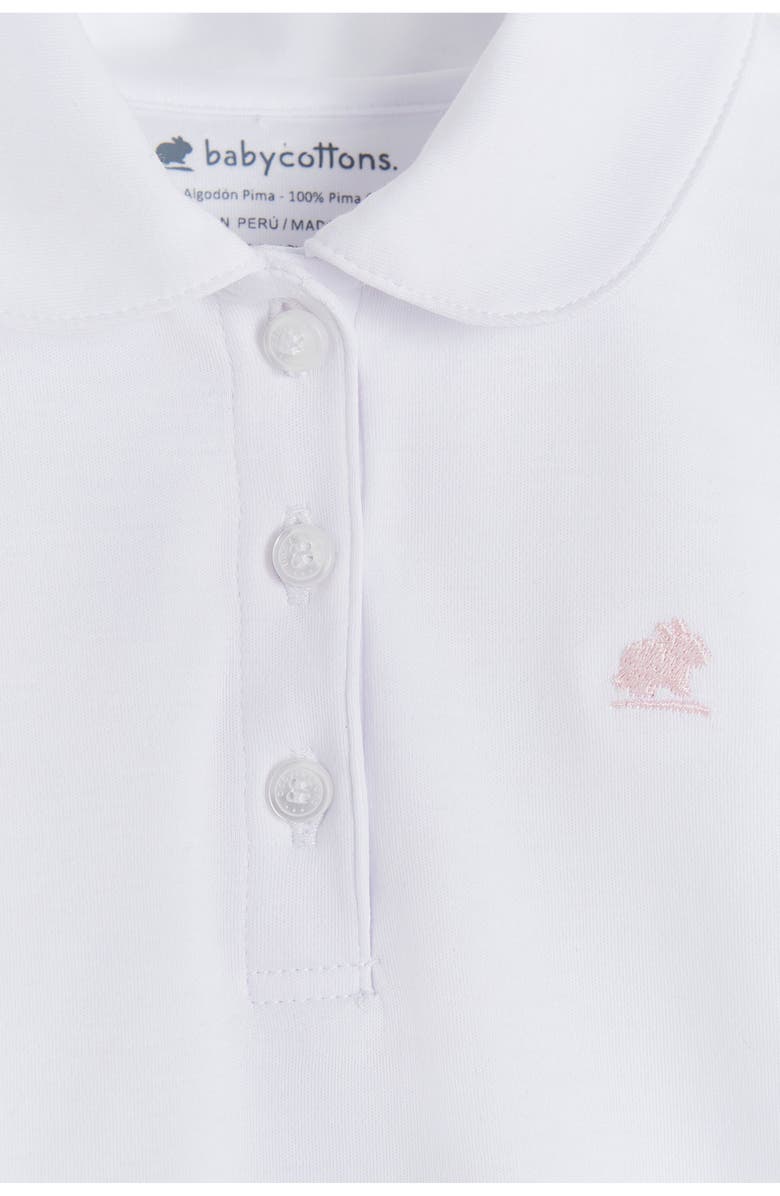 Babycottons Pima Colors Bodysuit for Infant, Alternate, color, White