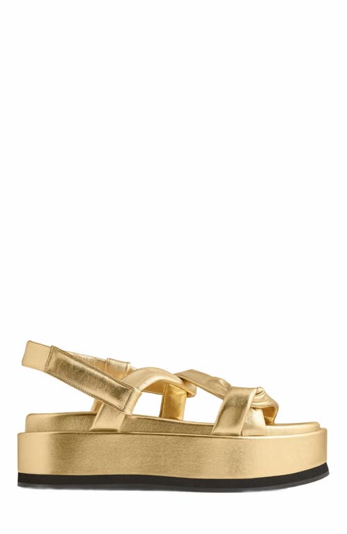 Neil J. Rodgers Obi Flatform in Gold Nappa  product