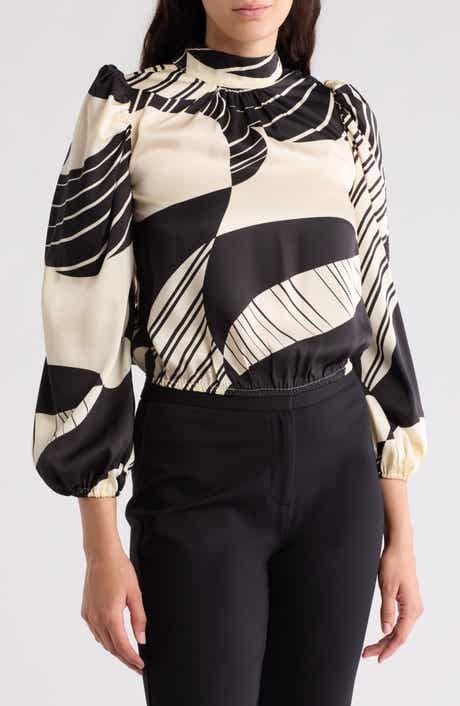 BY DESIGN Seraphine Long Sleeve Mock Neck Top