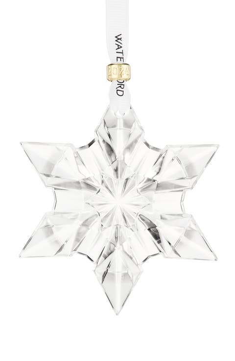 2026 Annual Snowflake Crystal Ornament