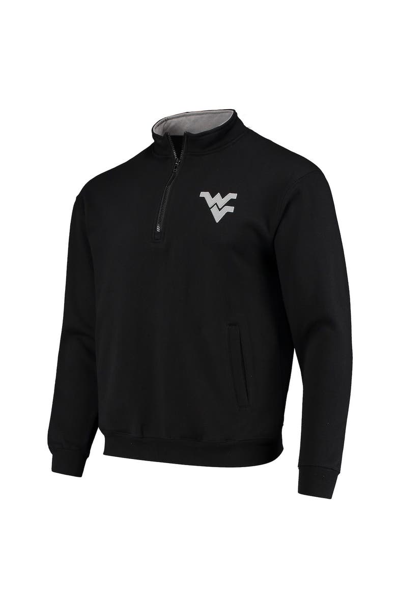 COLOSSEUM Men's Colosseum Black West Virginia Mountaineers Tortugas Logo Quarter-Zip Jacket, Alternate, color, Black