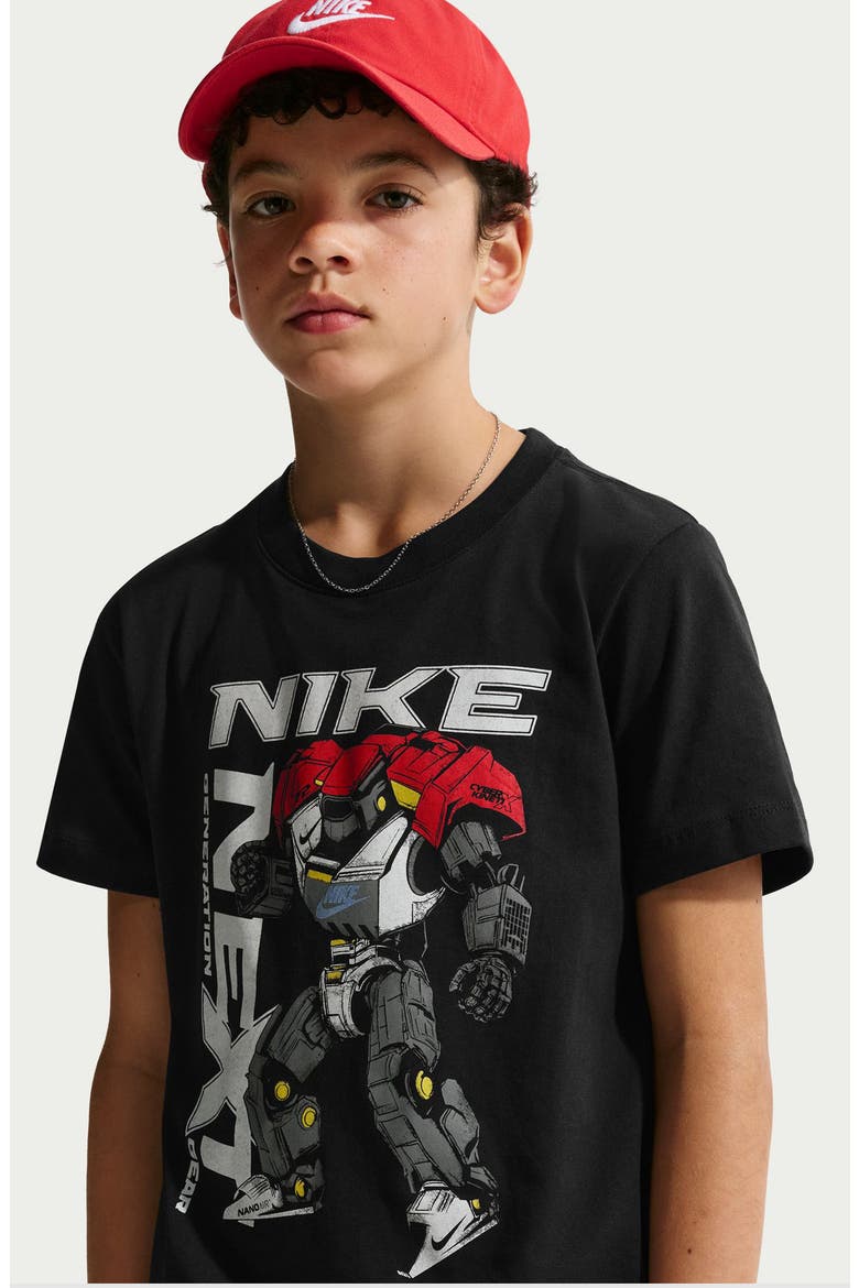 Kids' Next Gear Cotton Graphic T-Shirt, Alternate, color, BLACK