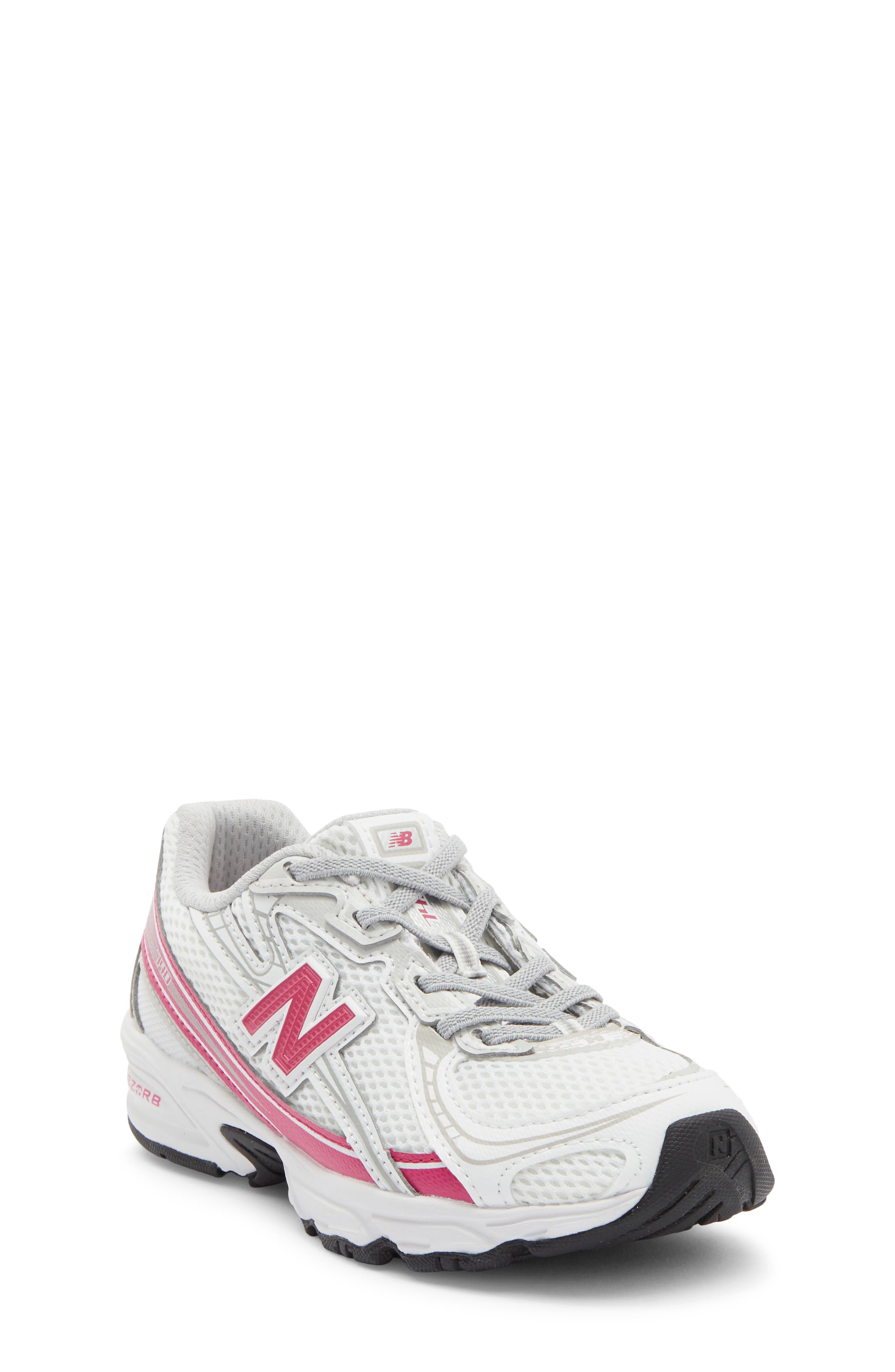 NB WHITE/ CARNIVAL PINK