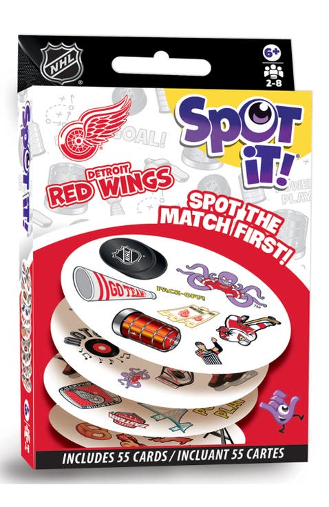 Detroit Red Wings Spot It! Card Game