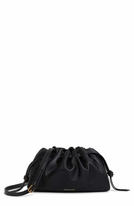 Mansur Gavriel Mini Bloom Leather Drawstring Bag