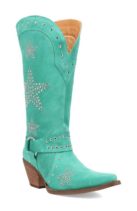 Lucky Stars Knee High Western Boot (Women) (Narrow Calf)