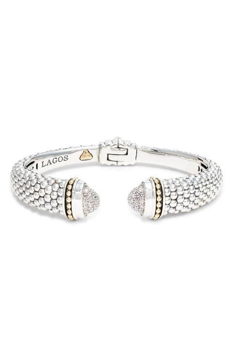 Caviar Diamond Cuff