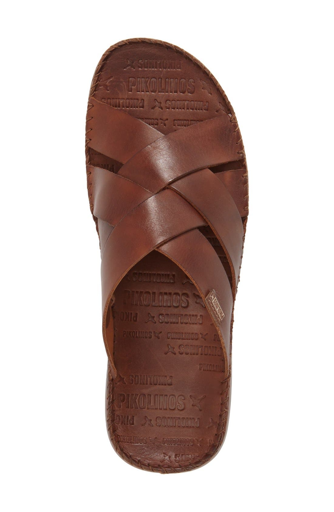 'Tarifa' Slide Sandal, Alternate, color, CUERO LEATHER