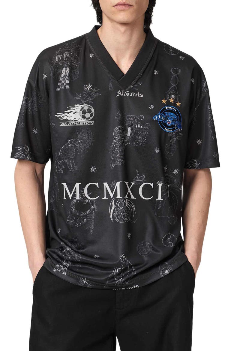 Terra Soccer Jersey, Main, color, JET BLACK