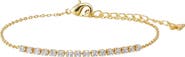 BY ADINA EDEN Colored Four Prong Half Tennis Bracelet